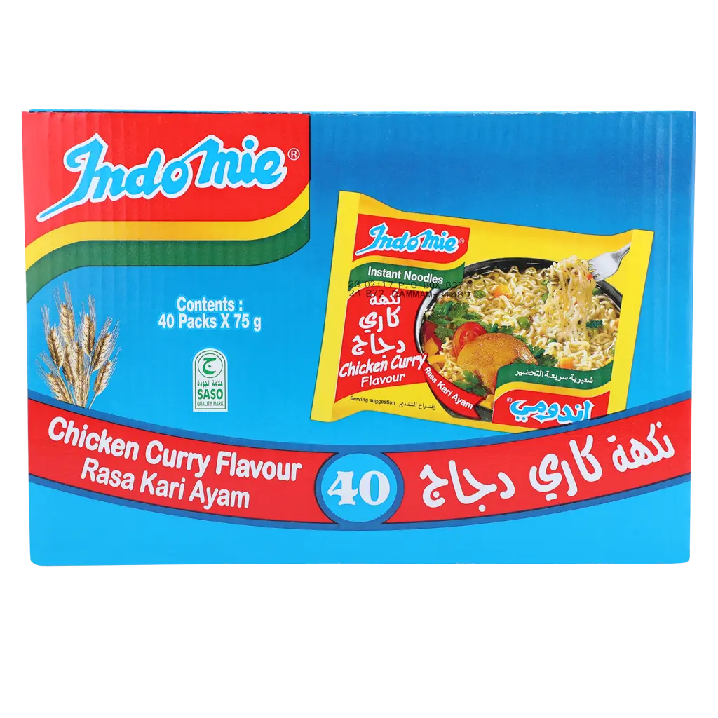 Indomie Noodle Chicken Curry Flavour Carton 40 pcs 75 gm - view 3