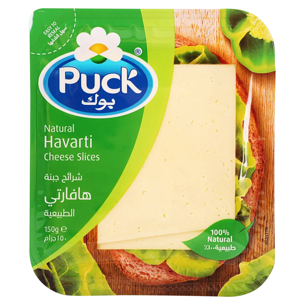 Puck Havarti Cheese Slice Natural 150G - view 1