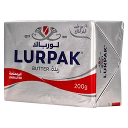 لورباك زبدة غير مملحة 200 جم