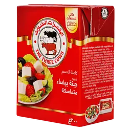 البقرات الثلاث شبيه جبنة بيضاء كاملة الدسم 200 جم