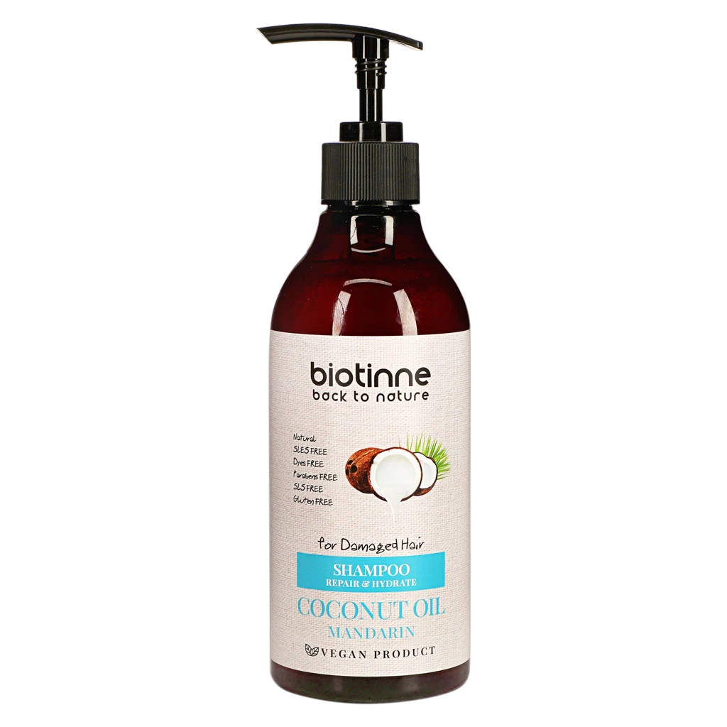 Biotinne Shampoo Coconut Oil & Mandarin 400 ml