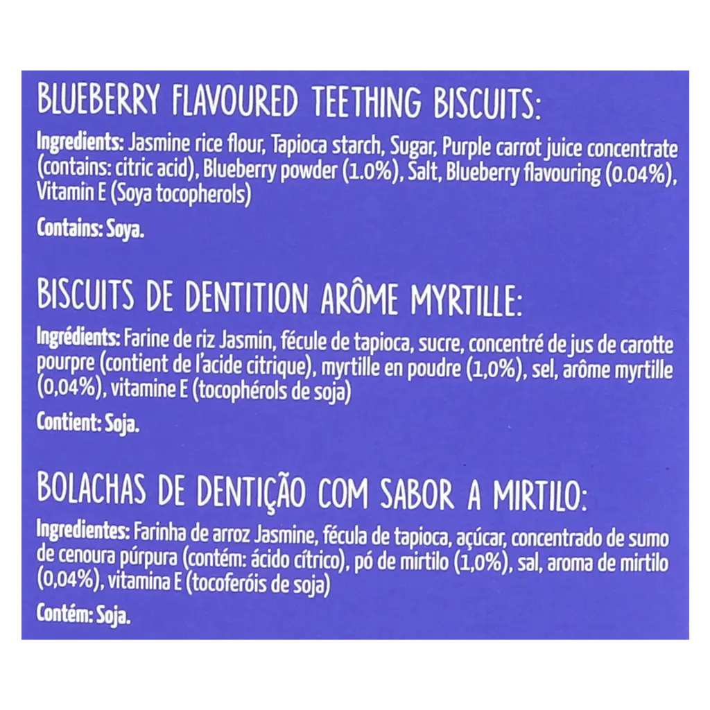 Hey Baby Blueberry Teething Biscuits 12 Pack - view 4