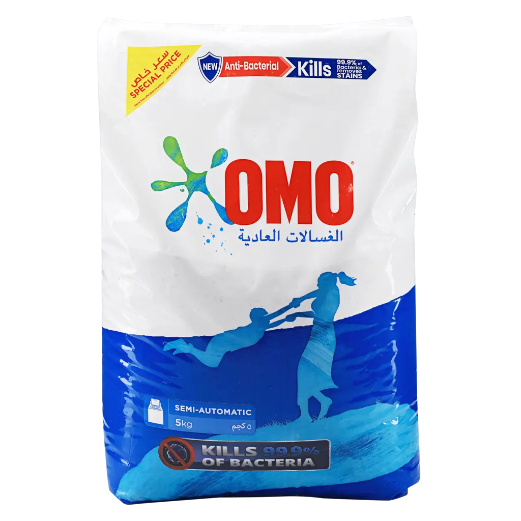 omo laundry detergent active powder semi-automatic for top load 5 kg - view 1