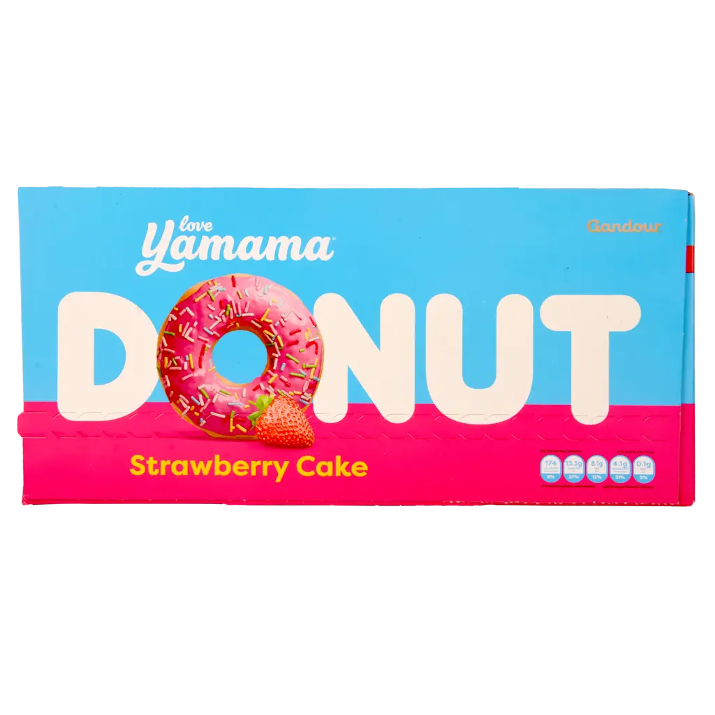 Gandour Yamama doughnut strawberry box 12x 35gm - view 5