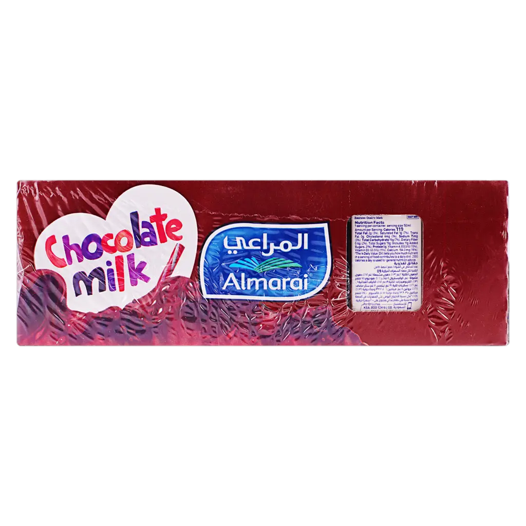 Almarai Chocolate Flavored Milk 18 pcs 150 ml - view 2