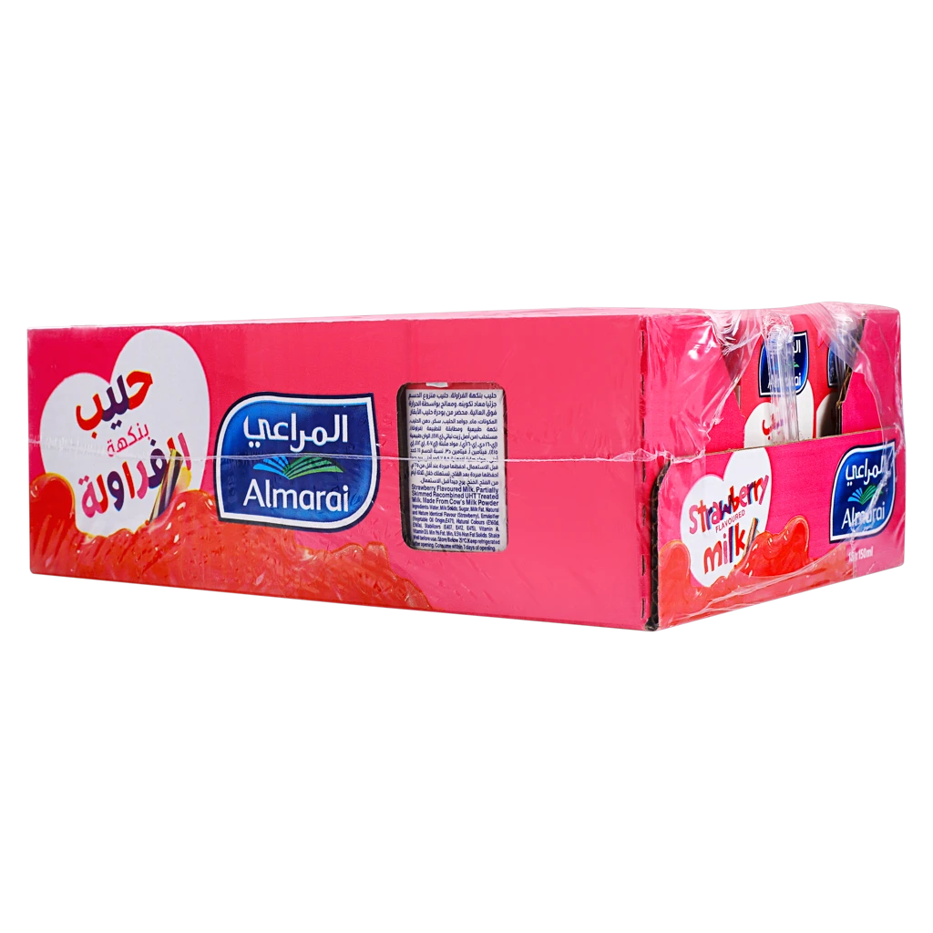 Almarai Strawberry Flavored Milk 18 pcs 150 ml