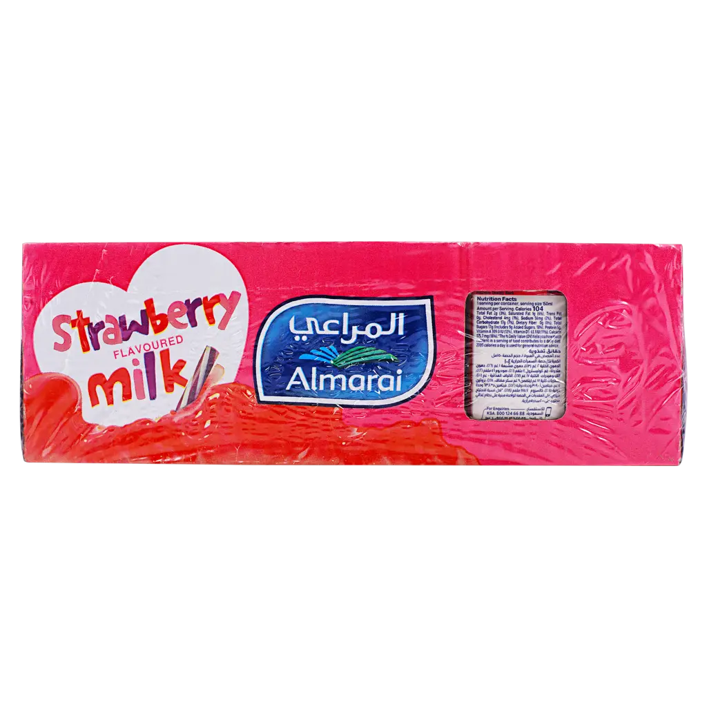 Almarai Strawberry Flavored Milk 18 pcs 150 ml - view 4