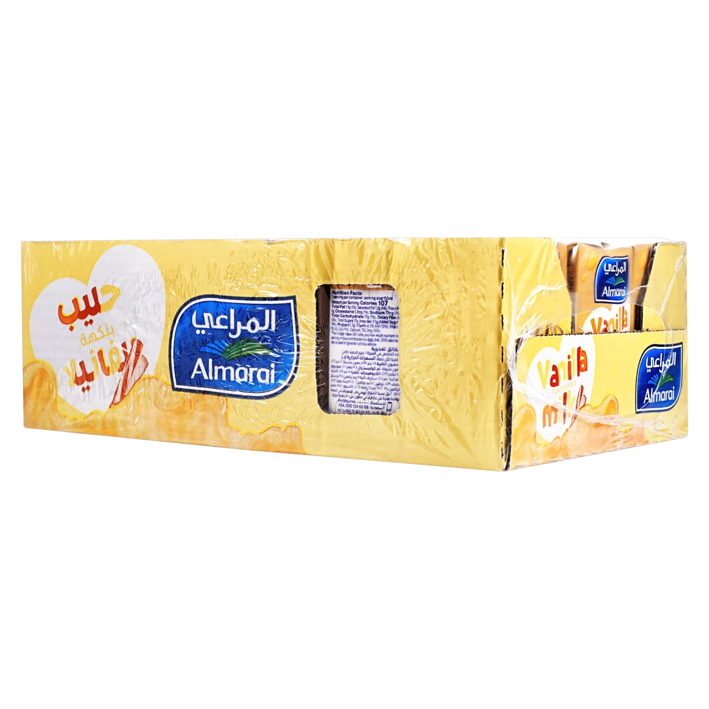 Almarai Vanilla Flavored Milk 18 pcs 150 ml