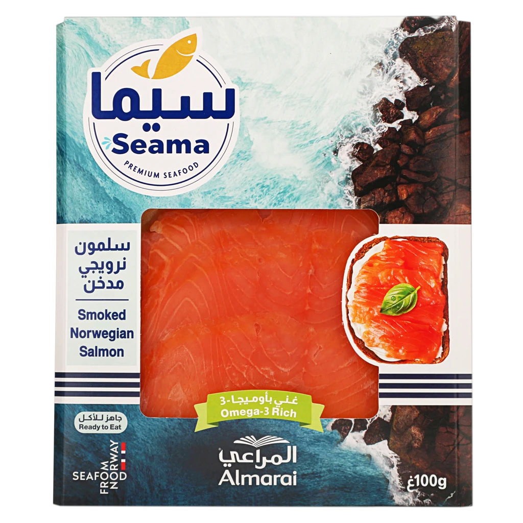 سيما شرائح سلمون مدخن 100 جم