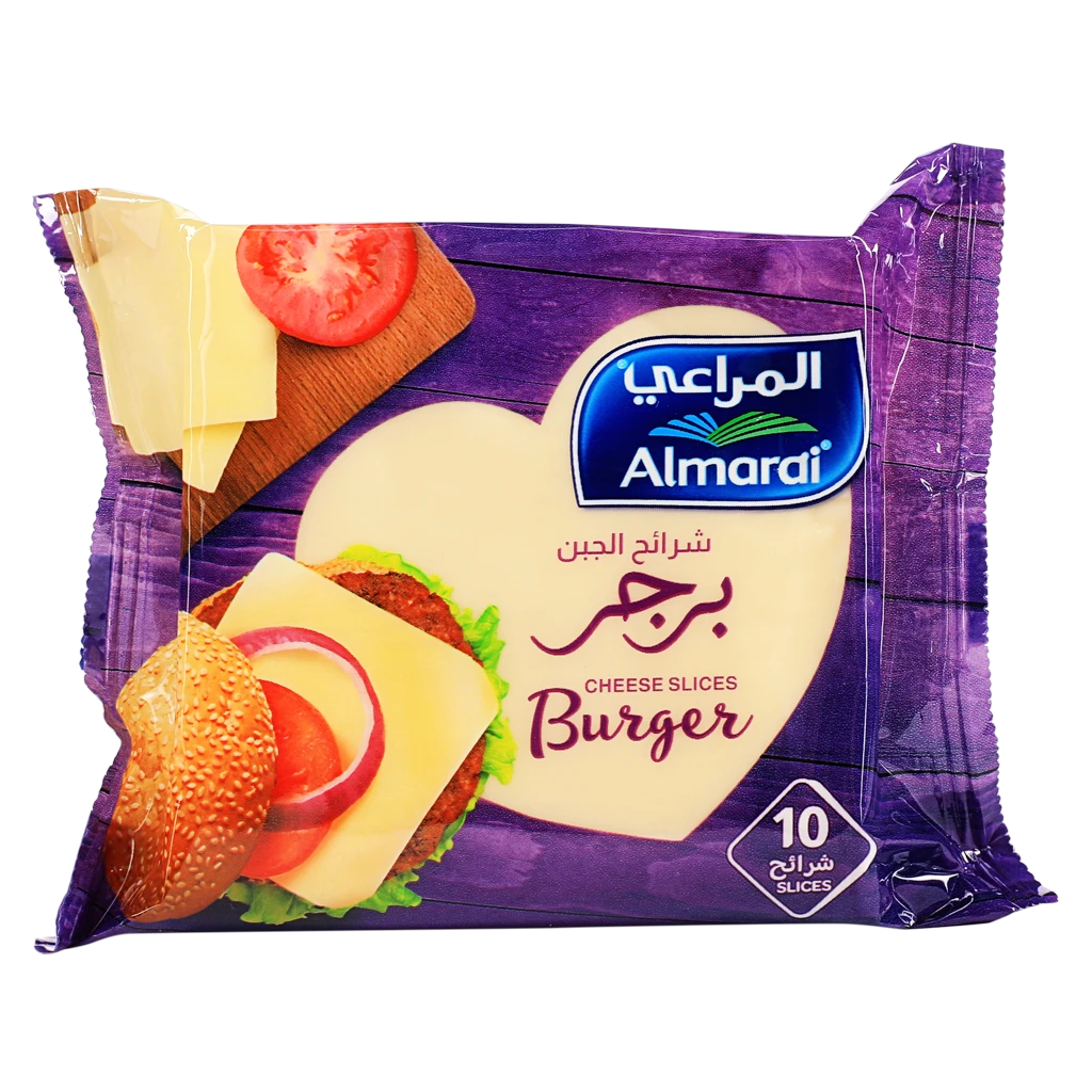 المراعي شرائح جبنة للبرجر 10 شرائح 200 جم