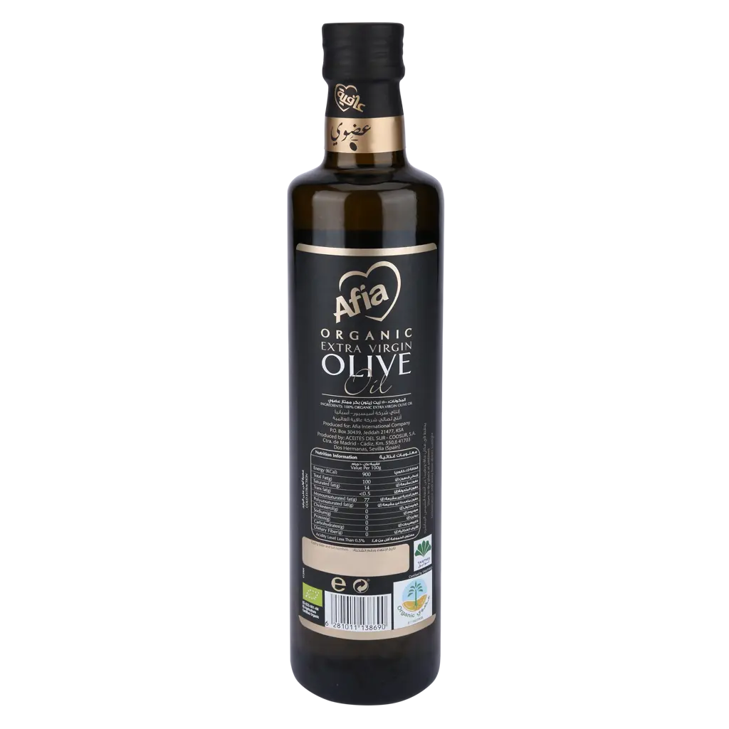 Afia Olive Oil Organic Extra Virgin 500 ml - view 2