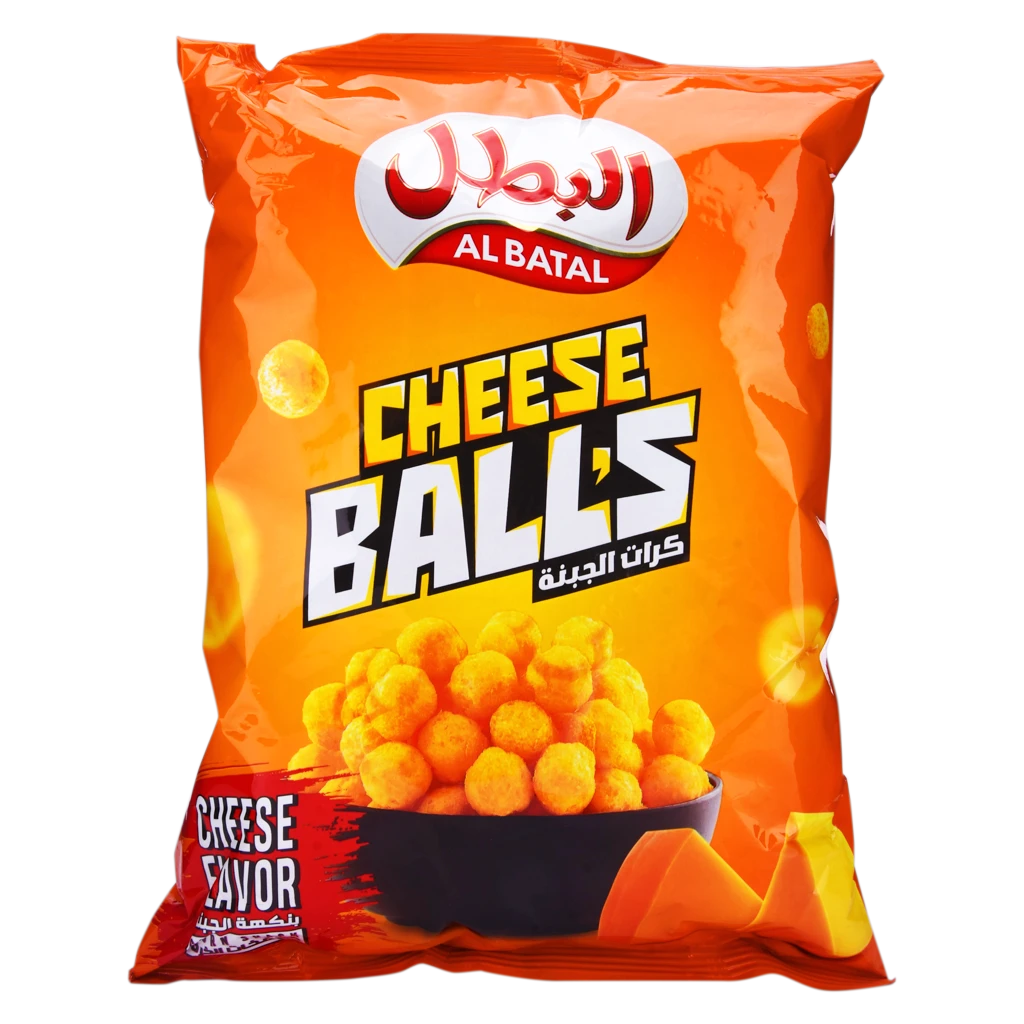 Albatal Corn Balls Snacks Cheese 90 gm