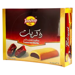 Teashop Thikrayat Date Filled Bar Box 24 pcs 17 gm
