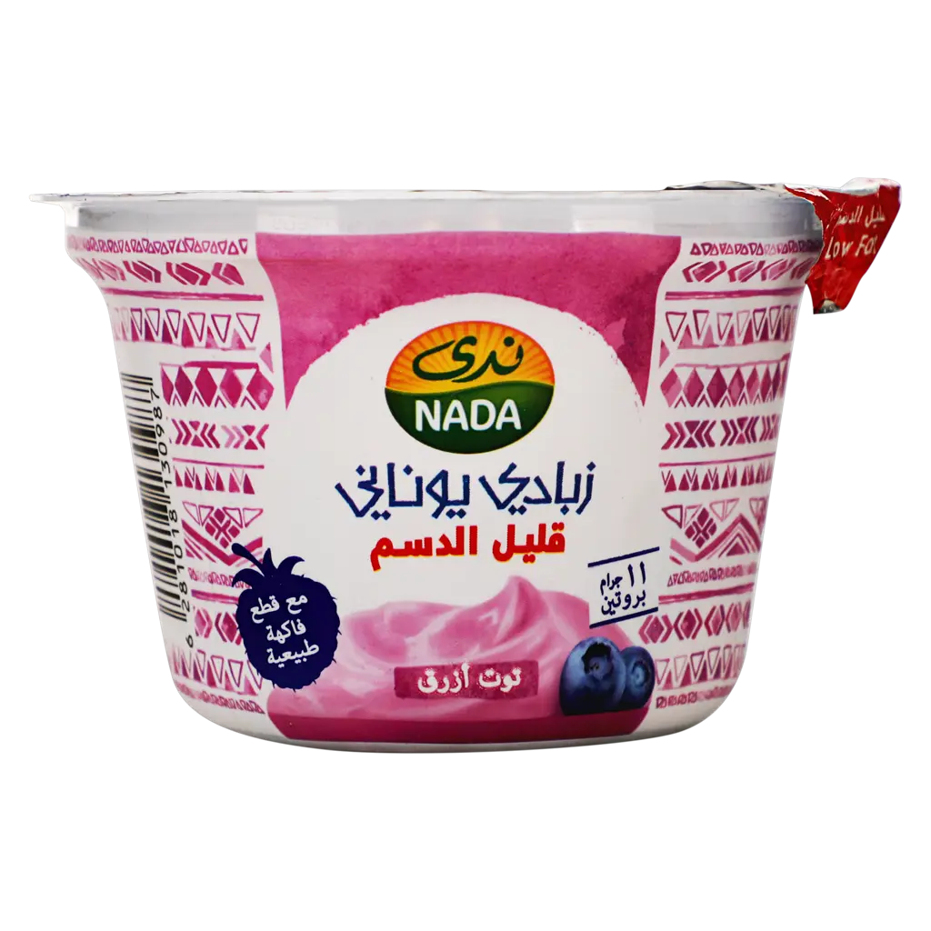 Nada Greek Yoghurt Low Fat Blueberry 160 gm - view 1