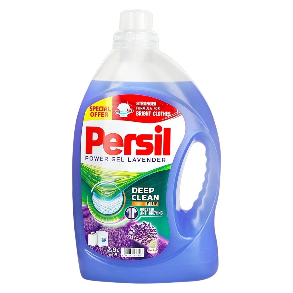 Persil Power Gel Liquid Detergent Lavender 2.9 L