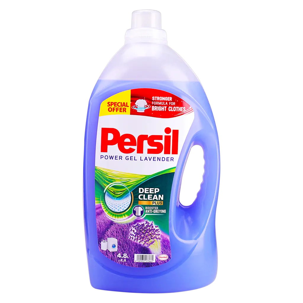 Persil Power Gel Laundry Detergent Lavender 4.8 Ltr Promo - view 1