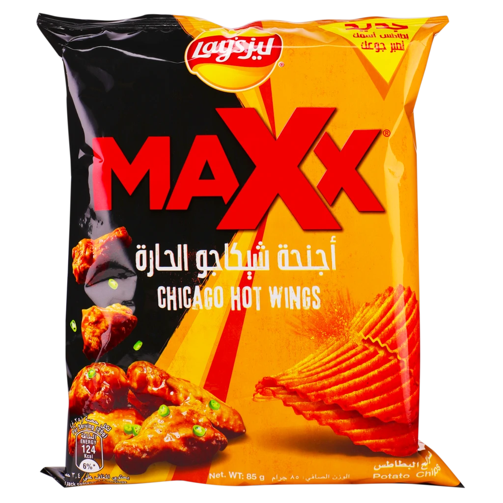 Lay's Chips Max Chicago Hot Wings 85 gm