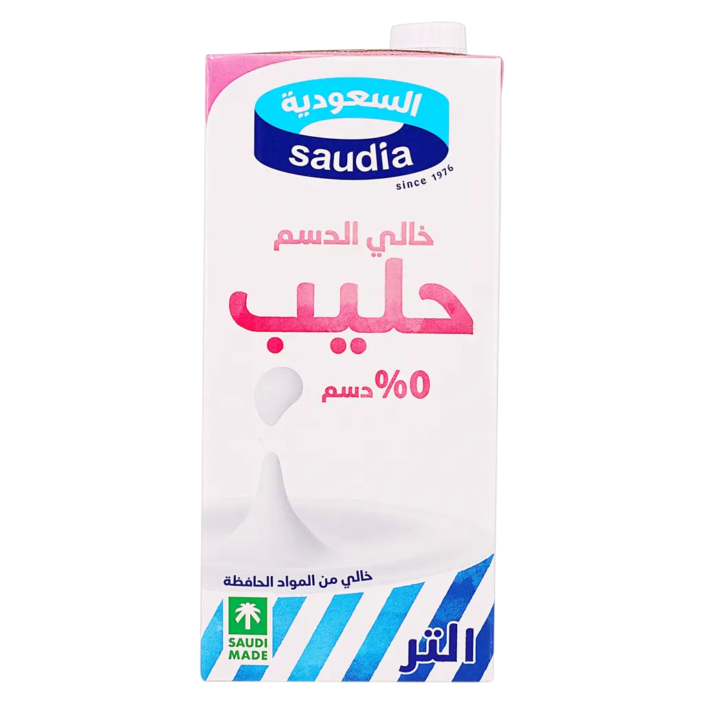 Saudia Skimmed Milk 1 L - view 2