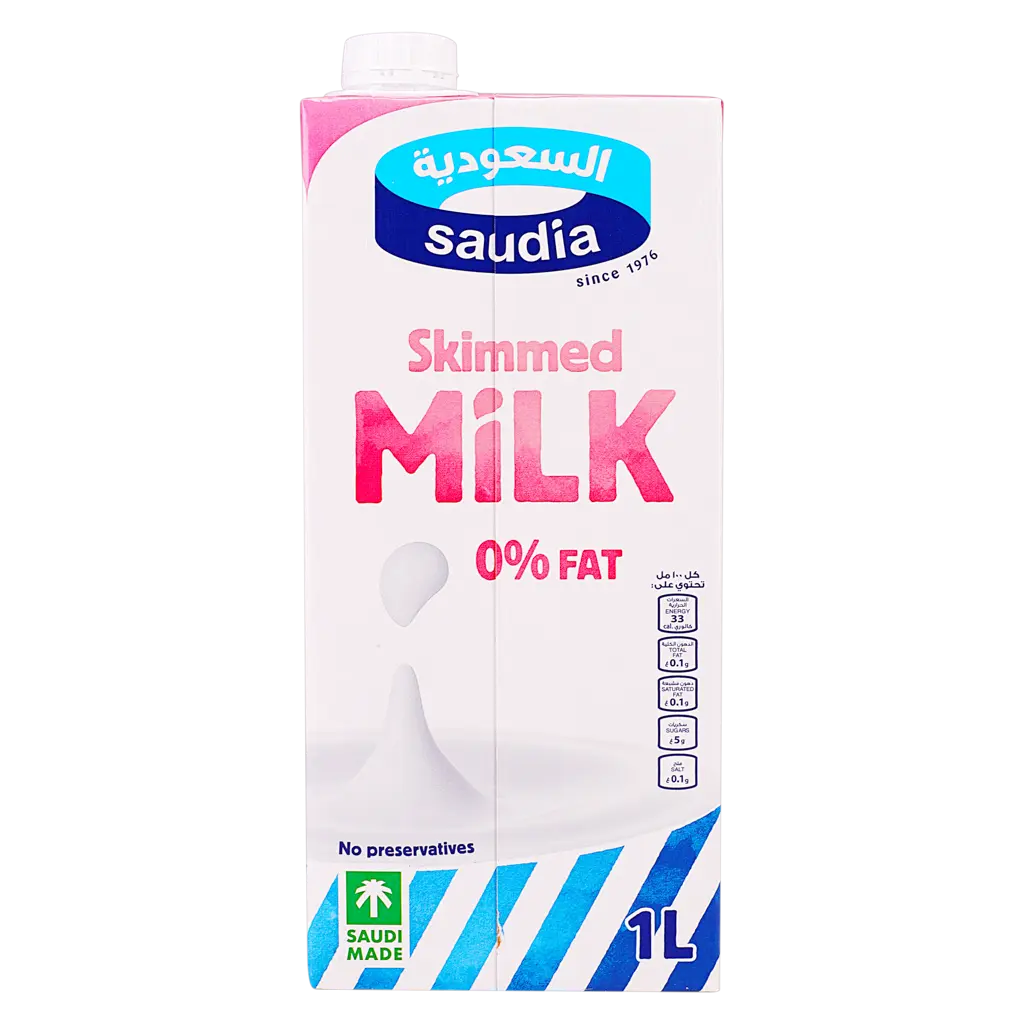 Saudia Skimmed Milk 1 L - view 3