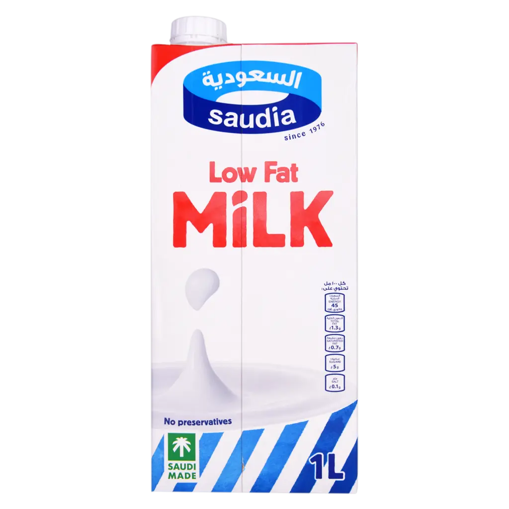 Saudia Low Fat Milk 1 L - view 3