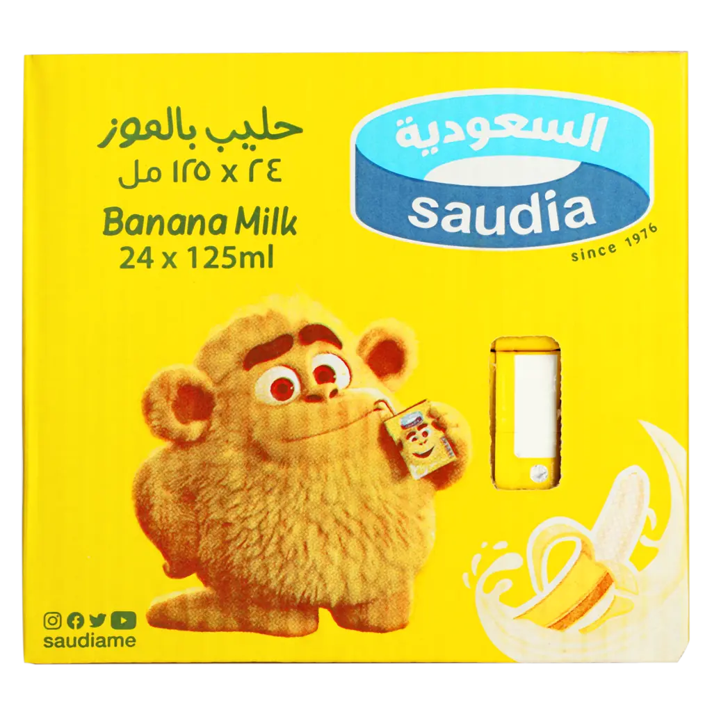 السعودية حليب بالموز 24 حبة 125 مل  - view 4