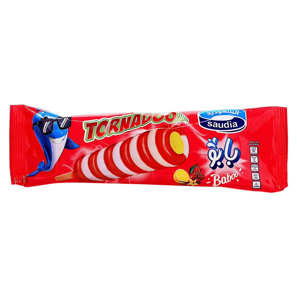 Saudia Tornado Ice Cream Cherry 80 Ml