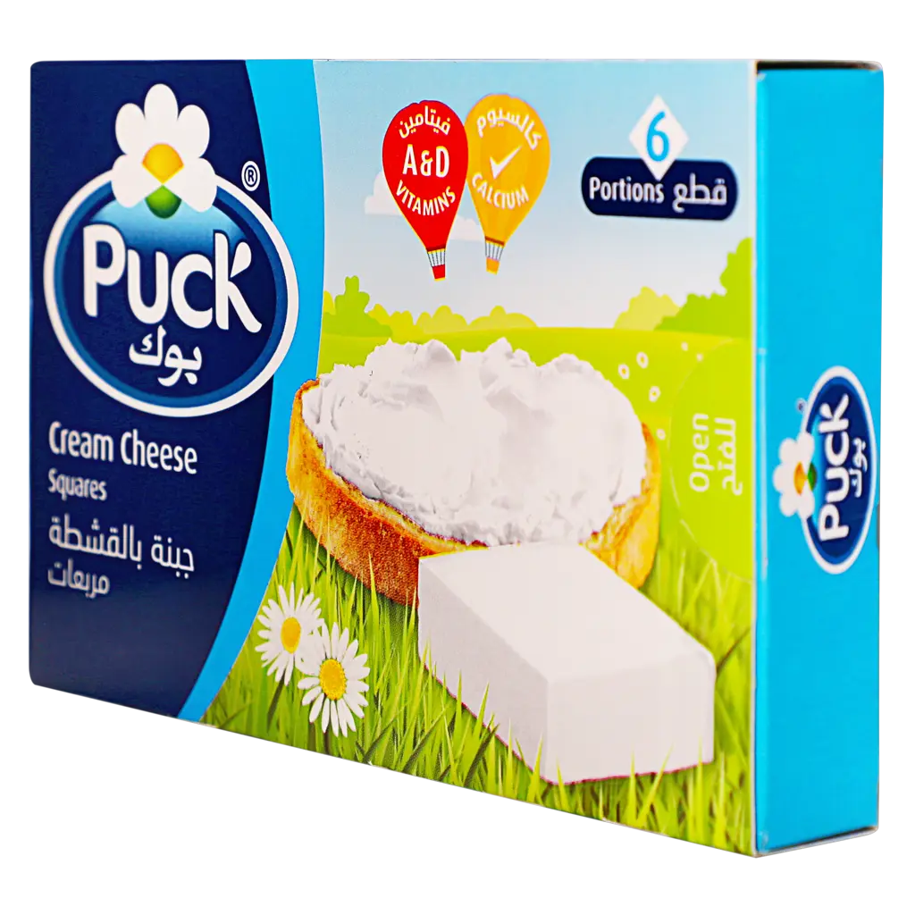 Puck Cream Cheese Squares 6 pcs 108 gm - view 1