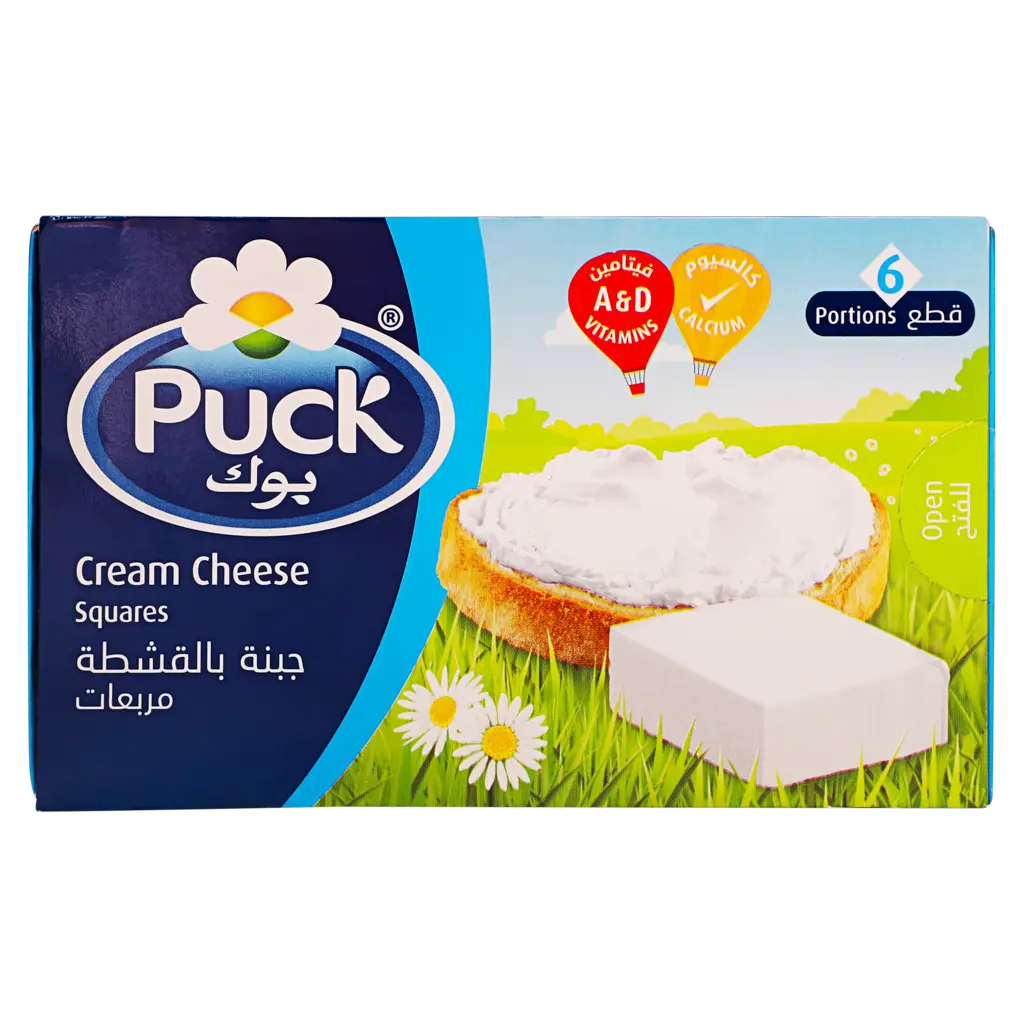 Puck Cream Cheese Squares 6 pcs 108 gm - view 3