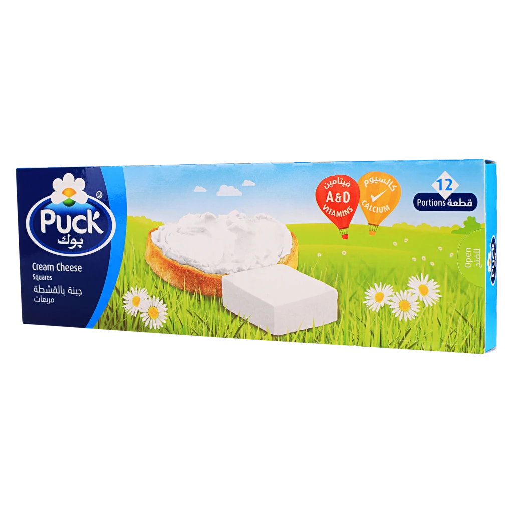 Puck Squares Cream Cheese 12 pcs 216 gm