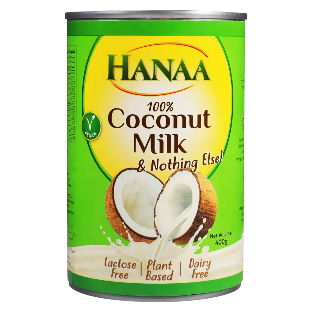 Buy Hanaa Coconut Milk 400 gm | Ninja Saudi Arabia