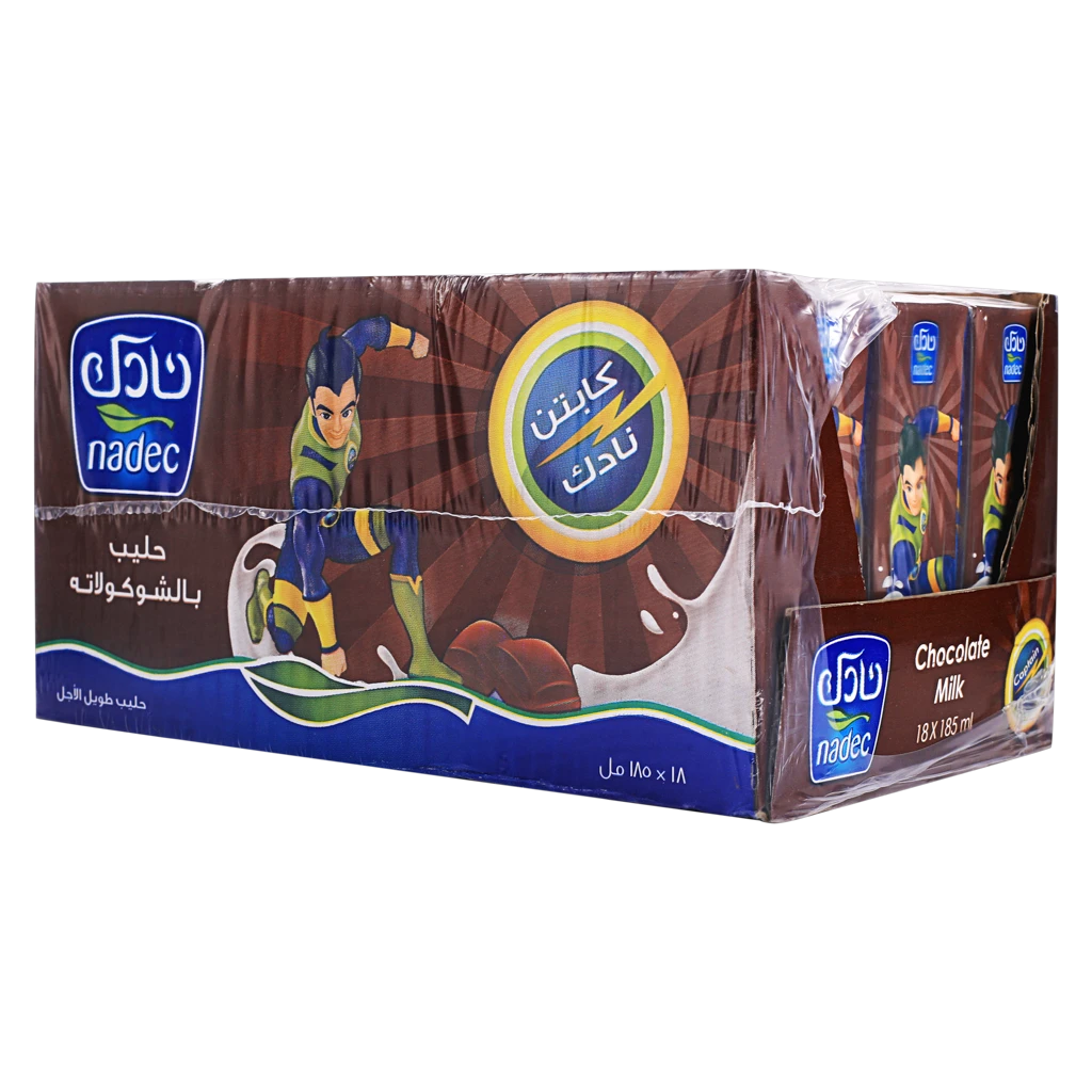 Nadec Chocolate Milk 185MlX18