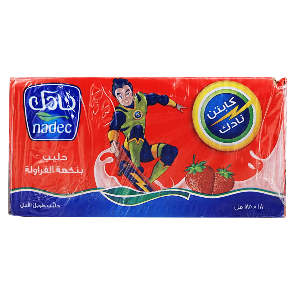 Nadec Strawberry Milk 185MlX18 - view 2