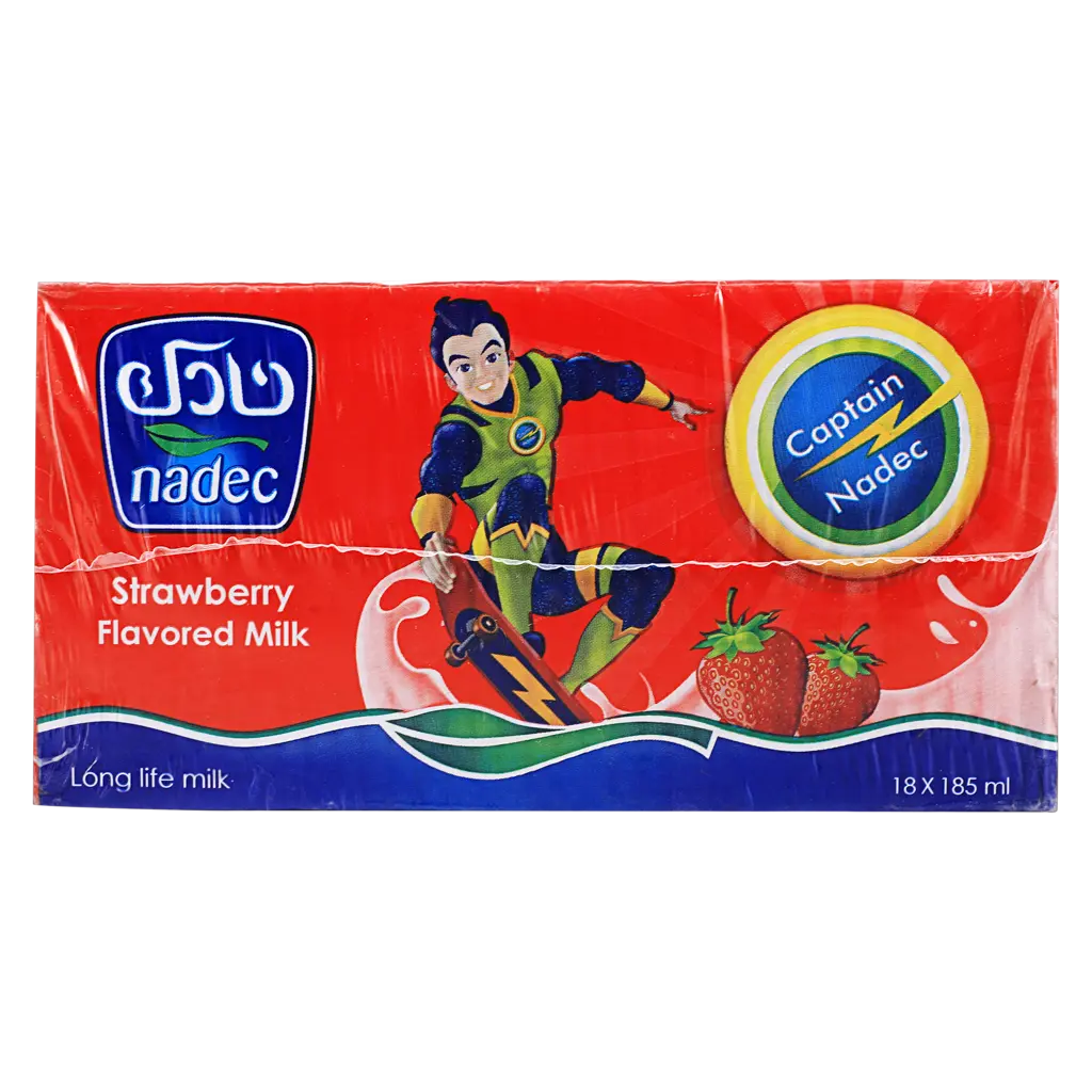 Nadec Strawberry Milk 185MlX18 - view 3