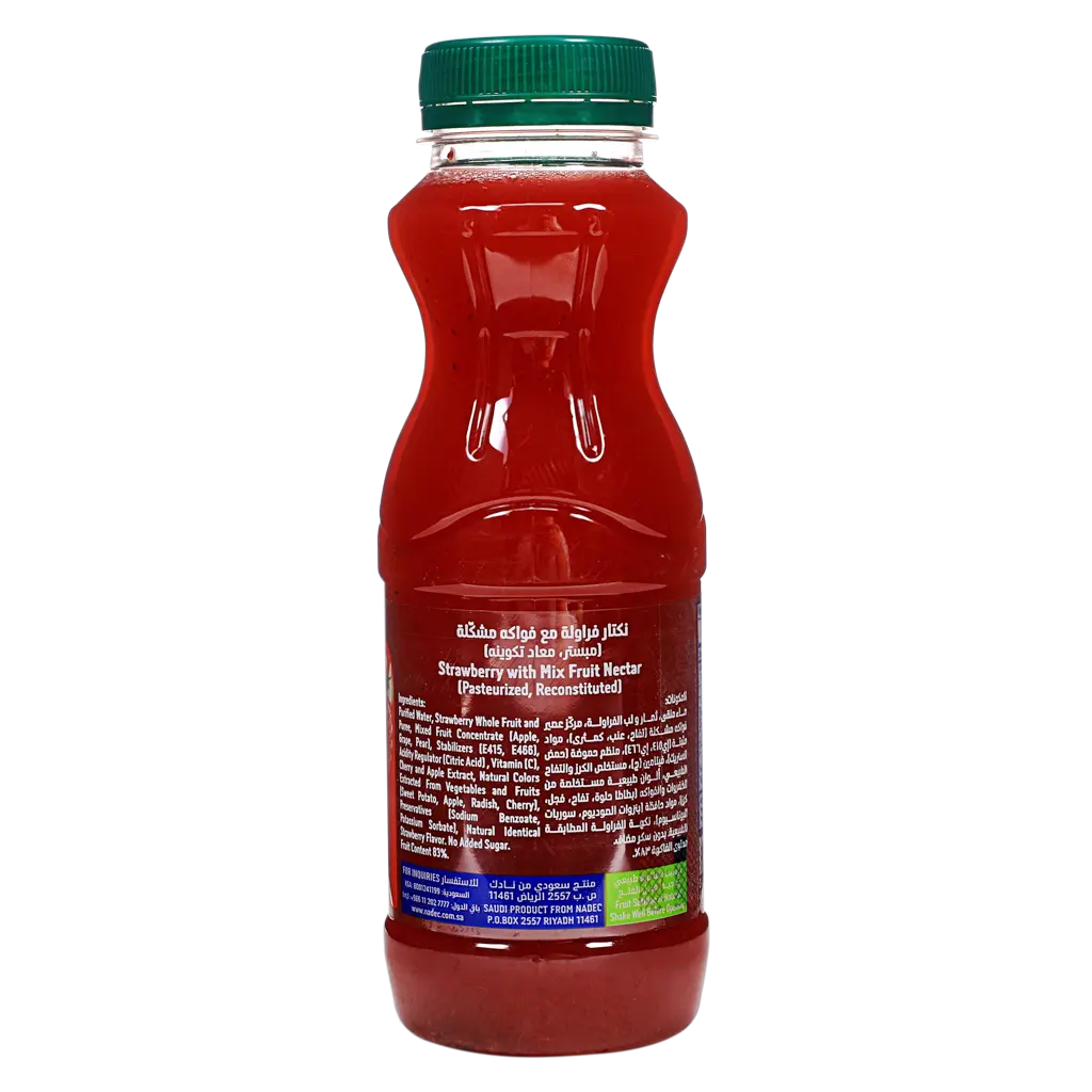 Nadec Strawberry Juice With Fruit Mix Nectar 300 Ml - view 4