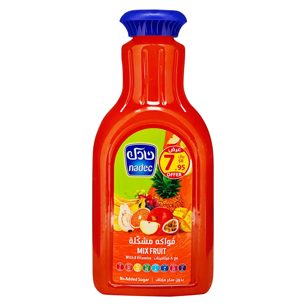 Nadec Nectar Mix Fruit With 8 Vitamins 1.3 Ltr - view 2