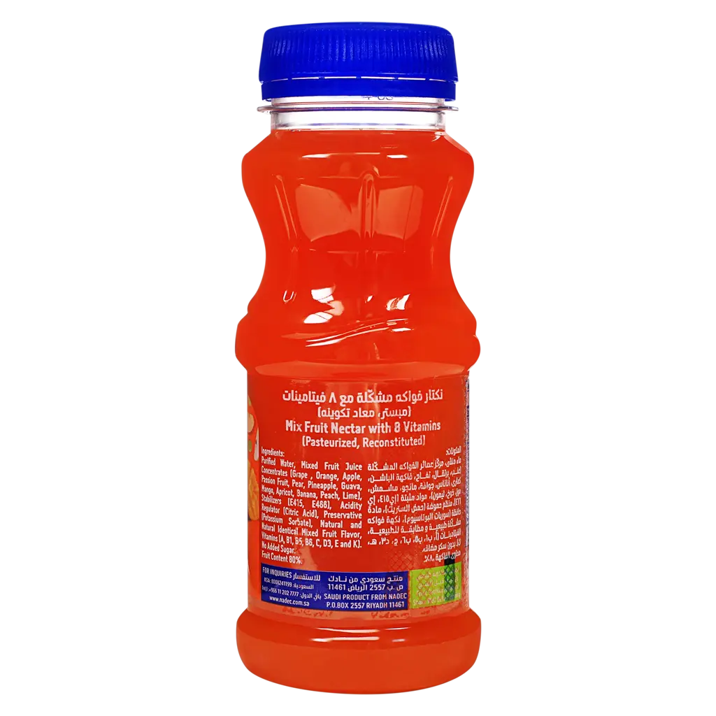 Nadec Nectar Mix Fruit With 8 Vitamins 180 Ml - view 4