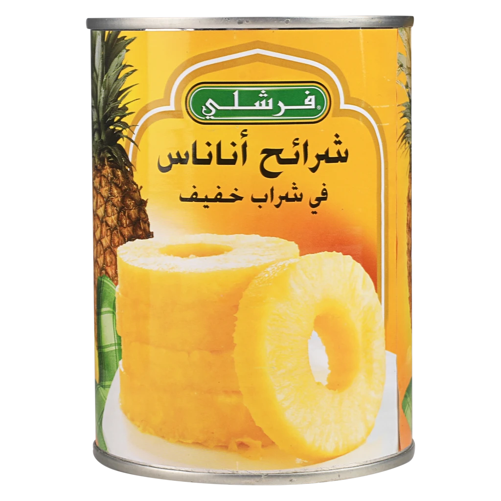 Freshly Sliced Pineapple In Light Syrup 565 gm
