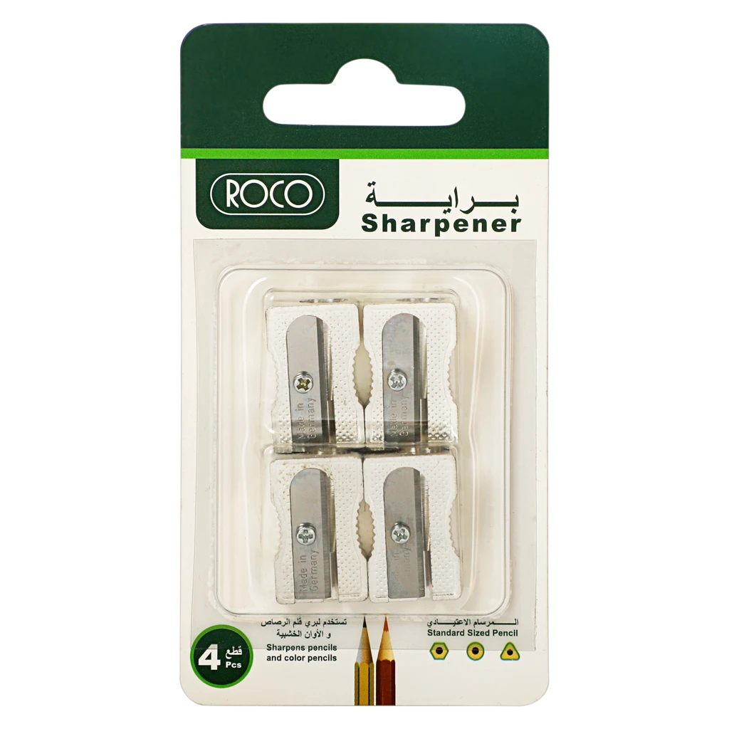 Roco Pocket Sharpener 2 Holes Silver