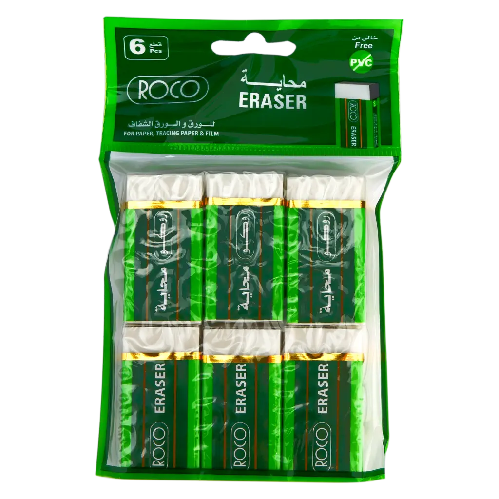 Roco Plastic Eraser White Medium - view 1