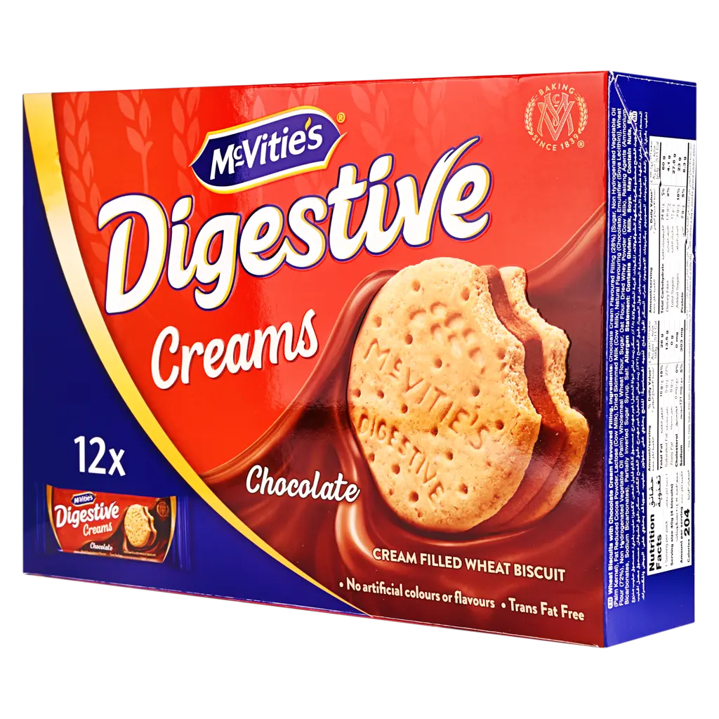 Mcvities Digstive Biscuit Creams Choco Box 12 Pcs 40 gm - view 1