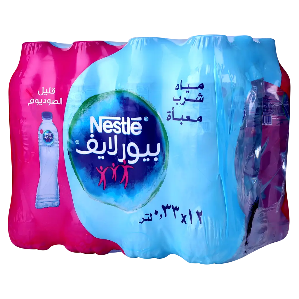 نستله بيور لايف مياه 12 * 330مل  - view 2