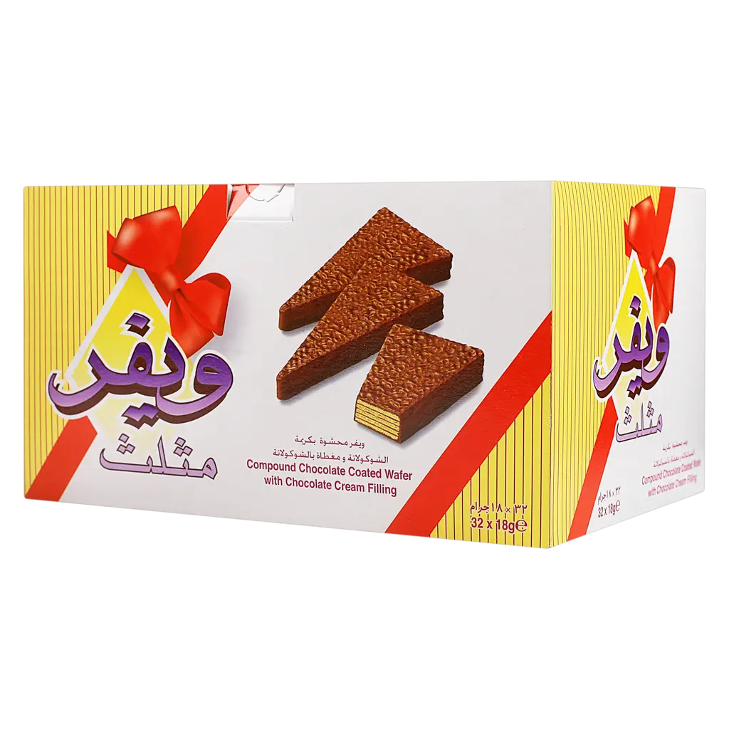 رنا مثلث الويفر بالشوكلاته علبة 32 حبة 25جم - view 1