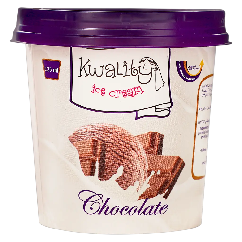 Kwality Ice Cream Chocolate Cup 125 ml - view 3