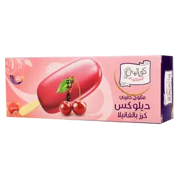 كواليتي ايس كريم ديلوكس كرز بالفانيلا 85 مل