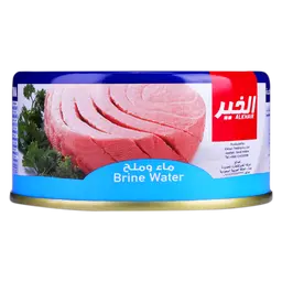 Alkhair Tuna Salt And Water 185 gm 