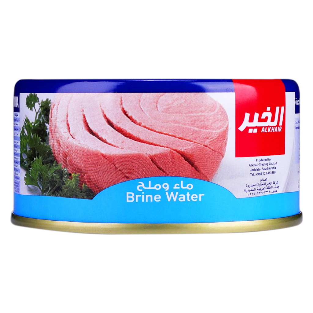 Alkhair Tuna Salt And Water 185 gm 