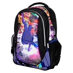 Fares Skating School Bag With Pencil Case and Lunch bag  13 inch