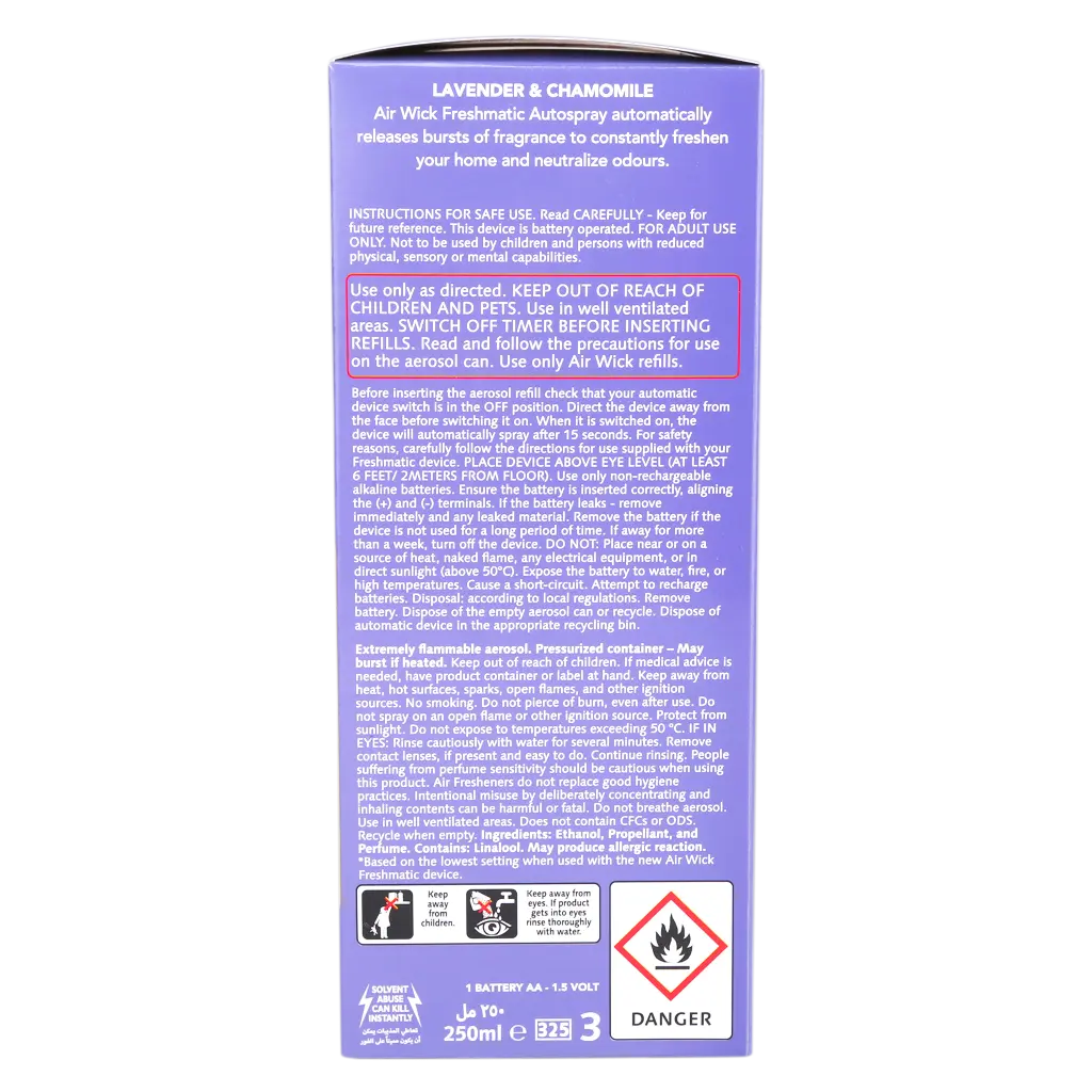 Airwick Lavender Camomile Freshmatic Auto Spray Air Freshener Kit - view 4