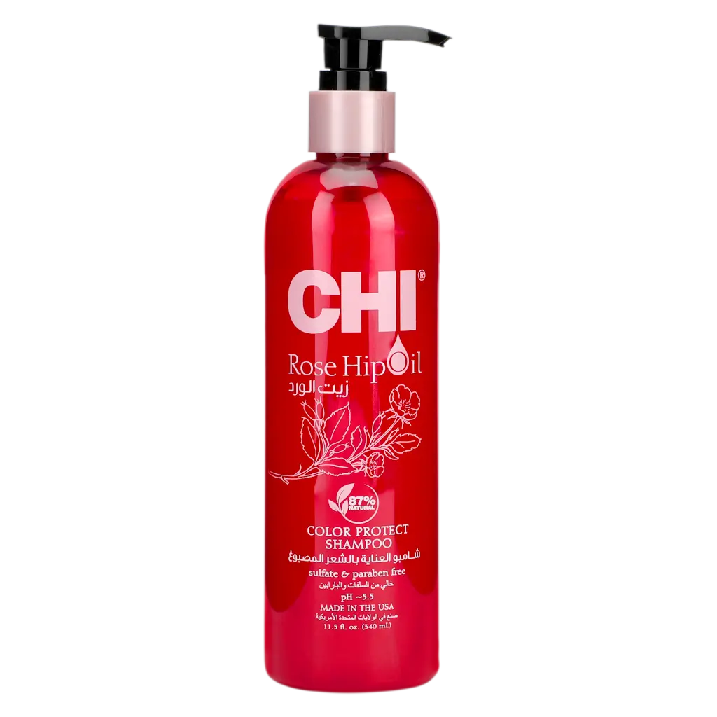 Chi Rose Oil Protects And Enhances Hair Colour Shampoo 340 ml - view 1