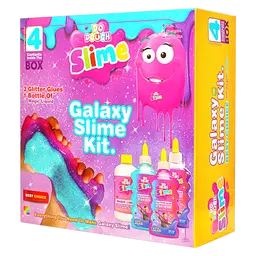 Toys Do Dough Slime Color + Clear+ Metalic Glue Kit 4 Pcs